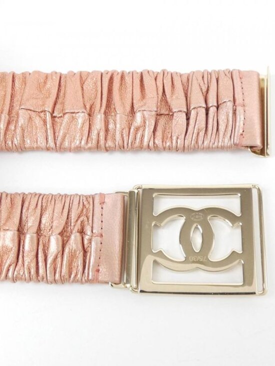 Chanel Pink 75 Belt